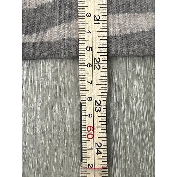 Tahari Women's Sweater XS Beige Brown Zebra Print Mock Neck Pullover Knit Top - Picture 6 of 8